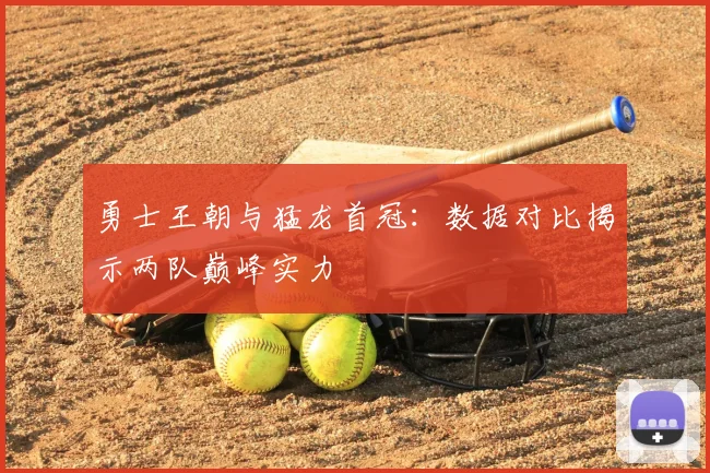 勇士王朝与猛龙首冠：数据对比揭示两队巅峰实力